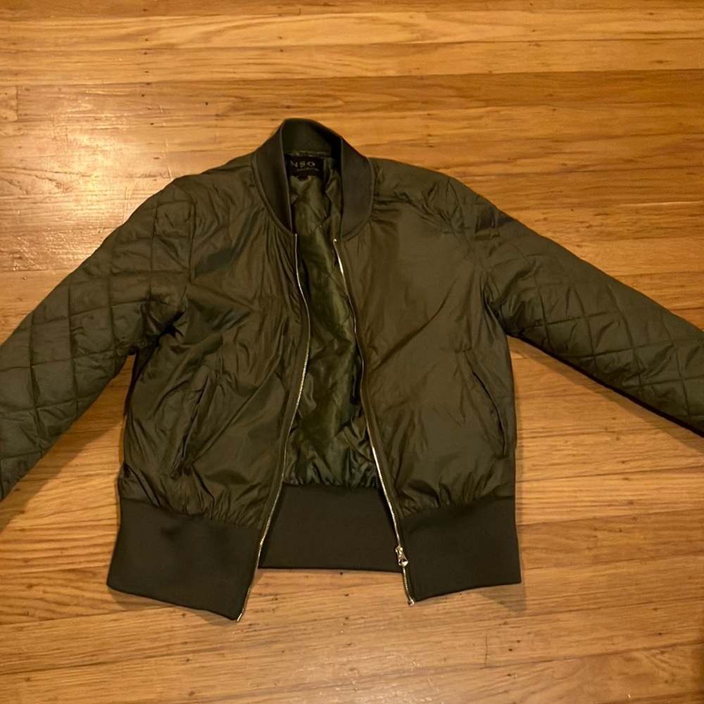 Olive Girl’s Bomber Jacket